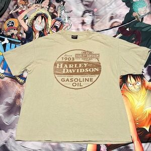 Harley-Davidson Cream Corona Beach Graphic Shirt XL